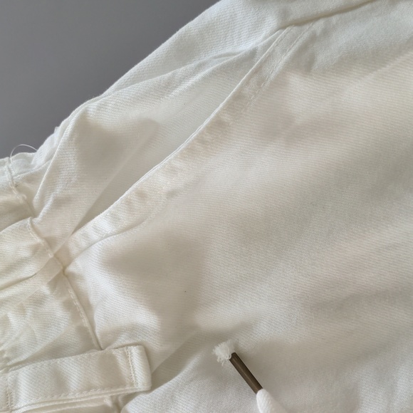 Young fabulous and broke solar denim twill off white short,New,large - Picture 4 of 9